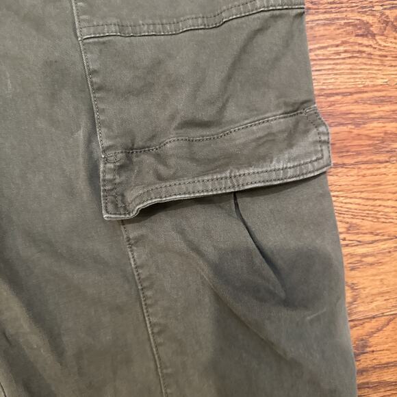 H&M Women’s Cargo Pants Green 14 Carpenter - Picture 6 of 15
